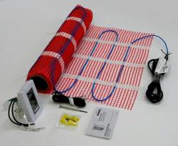 Electric radiant floor heating